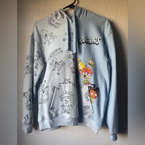 Nickelodeon Rugrats Light Blue Hoodie
